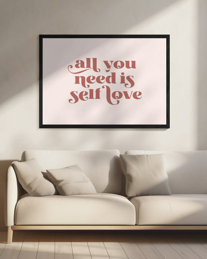 Self Love No2 - Poster / Art Print - interiör