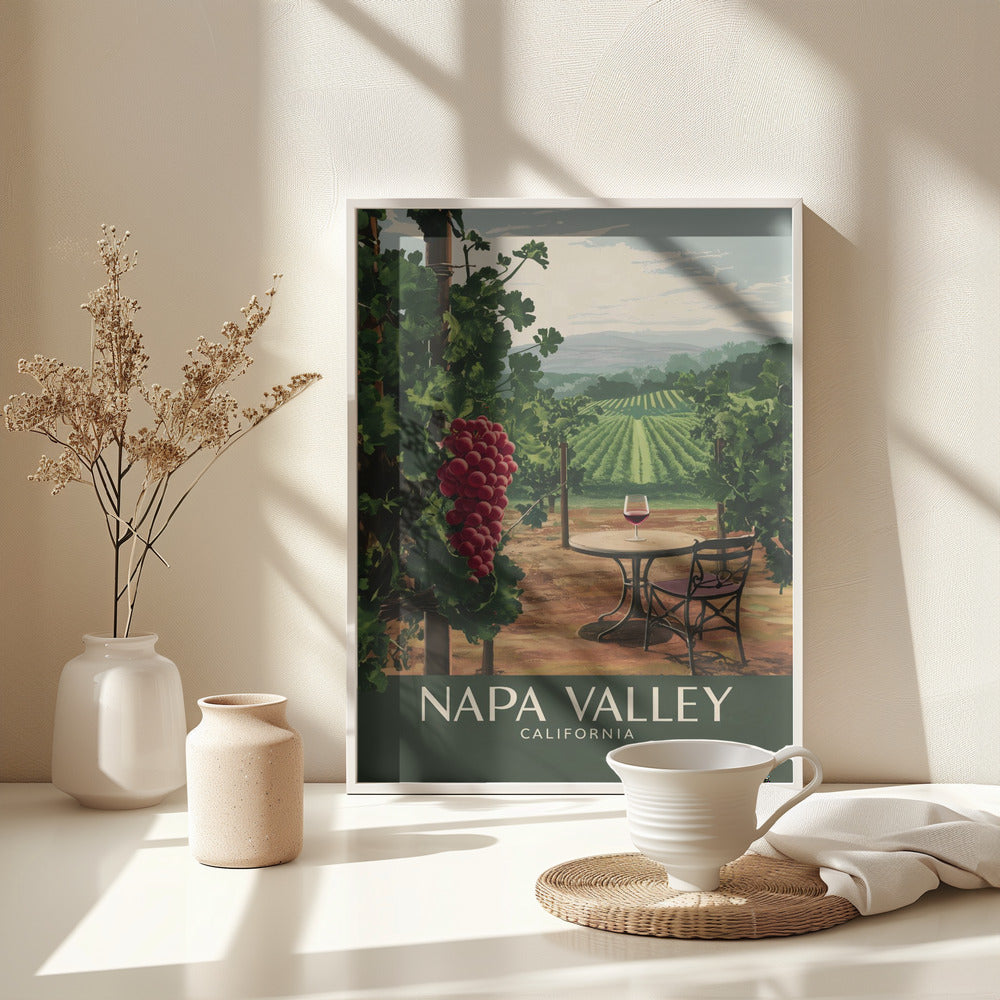 Napa Valley - California - Poster / Art Print - interiör