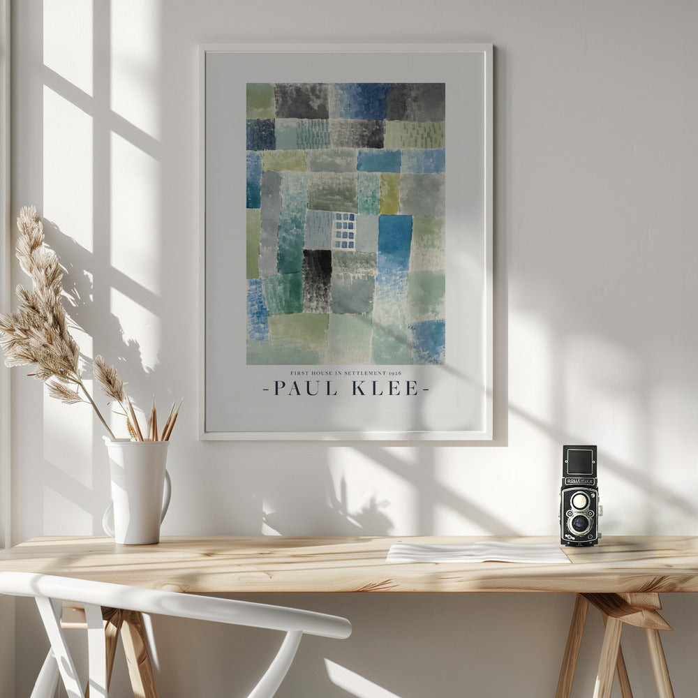 First House in a Settlement 1926 - Poster / Art Print - interiör