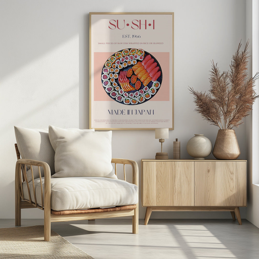 Sushi - Poster / Art Print - interiör