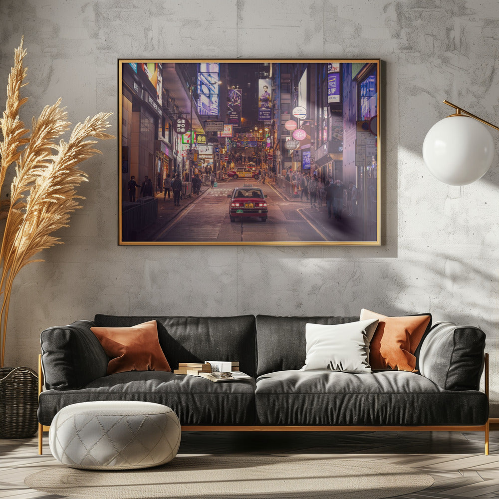 Streets of HK - Poster / Art Print - interiör