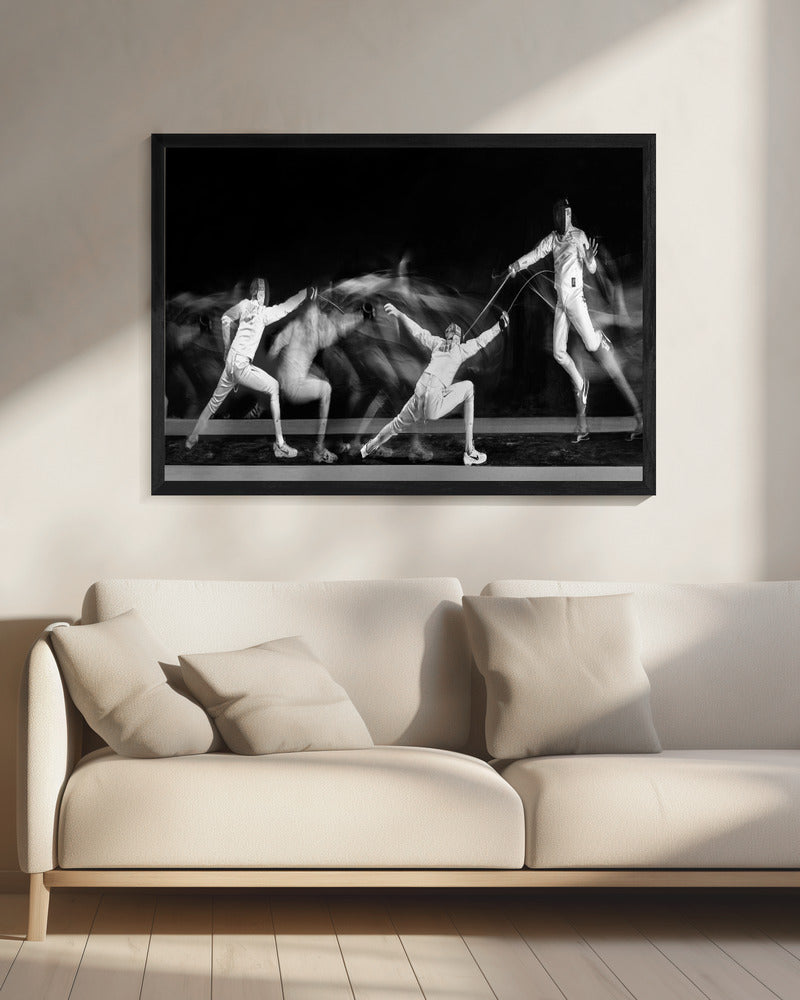 Fencing #1 - Poster / Art Print - interiör