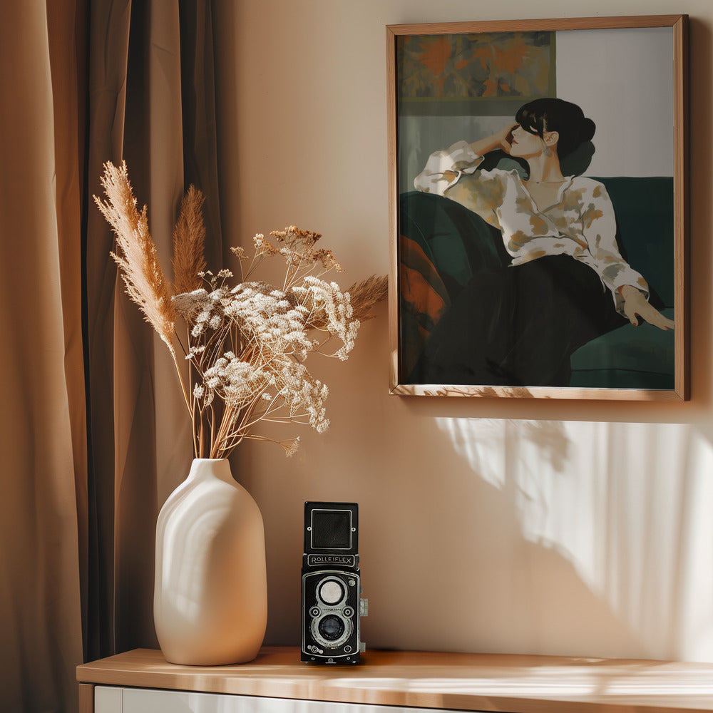 A Sunday In the Sofa - Poster / Art Print - interiör