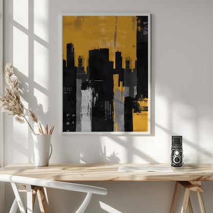 Big City Skyline - Poster / Art Print - interiör