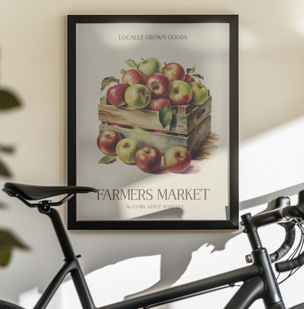 Farmers Market Apple - Poster / Art Print - interiör