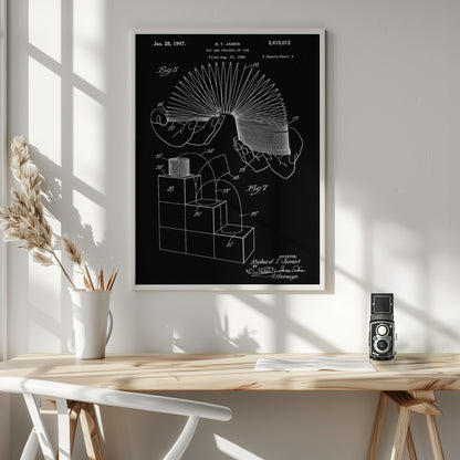 Toy and Process of Use Patent 1947 - Poster / Art Print - interiör