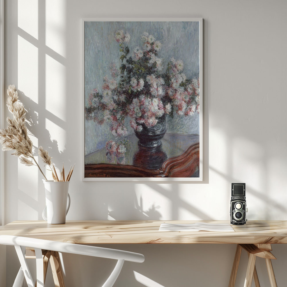 Chrysanthemums - Poster / Art Print - interiör