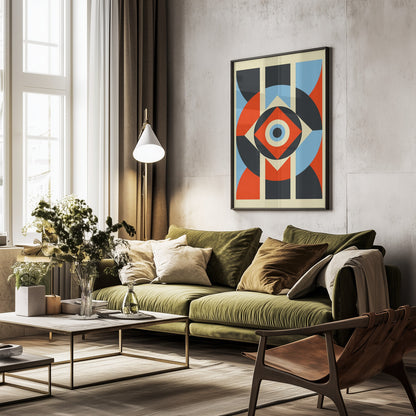 Geometric Patterns #1 - Poster / Art Print - interiör