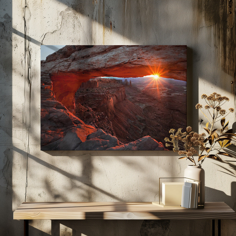 Mesa Arch Sunrise - Poster / Art Print - interiör