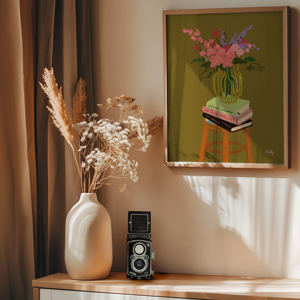 Floral Vase - Poster / Art Print - interiör