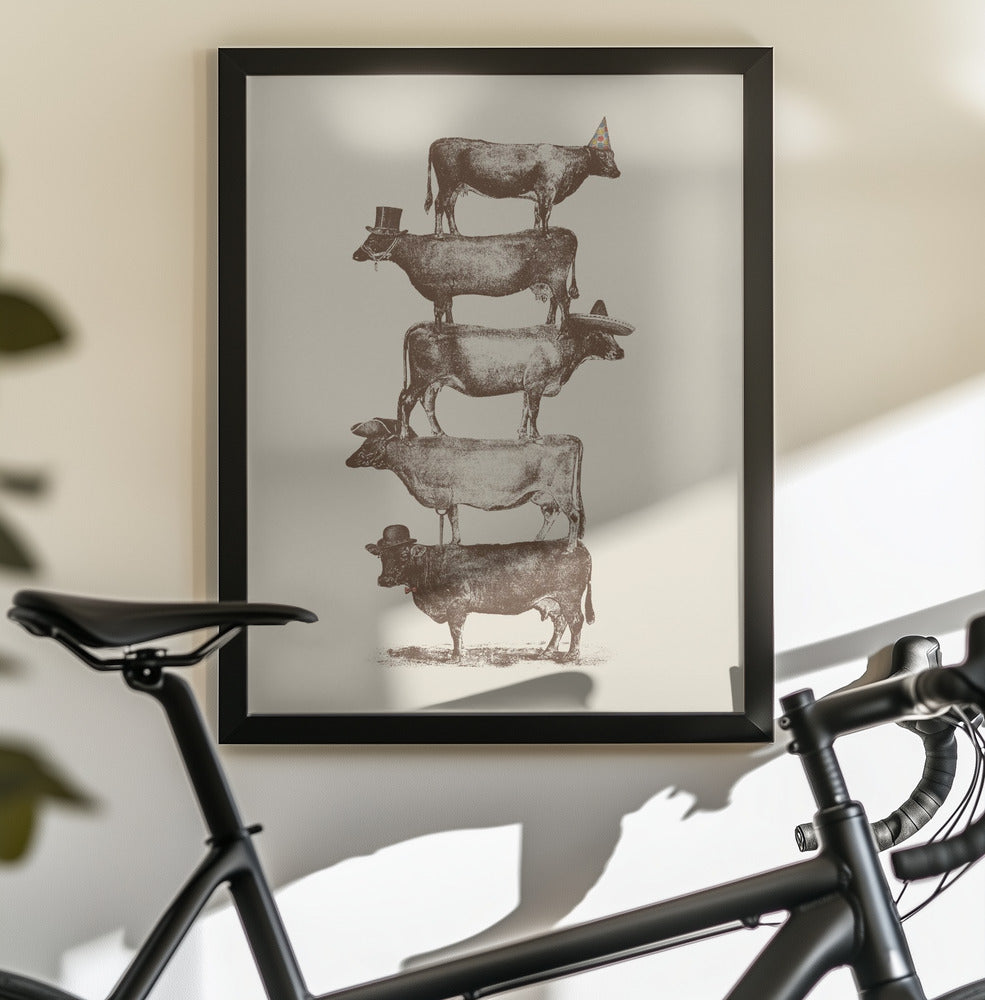 Cow Cow Nuts - Poster / Art Print - interiör