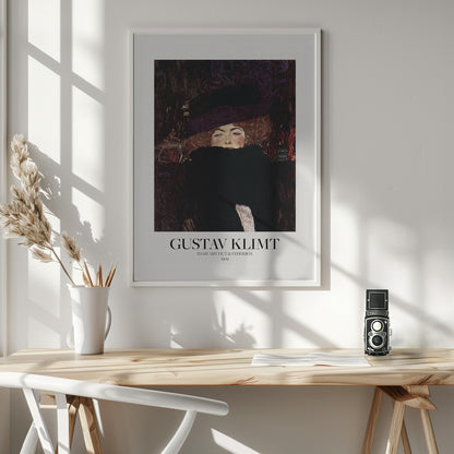 Dame Mit Hut Und Federboa (1909)  Poster - Poster / Art Print - interiör
