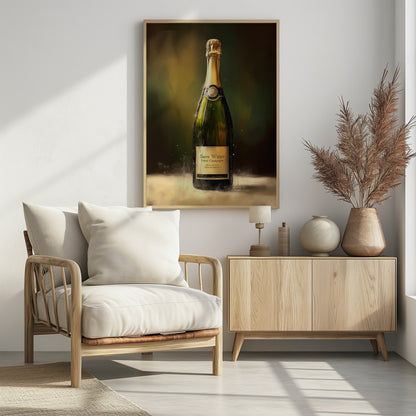 Drink Champagne - Poster / Art Print - interiör