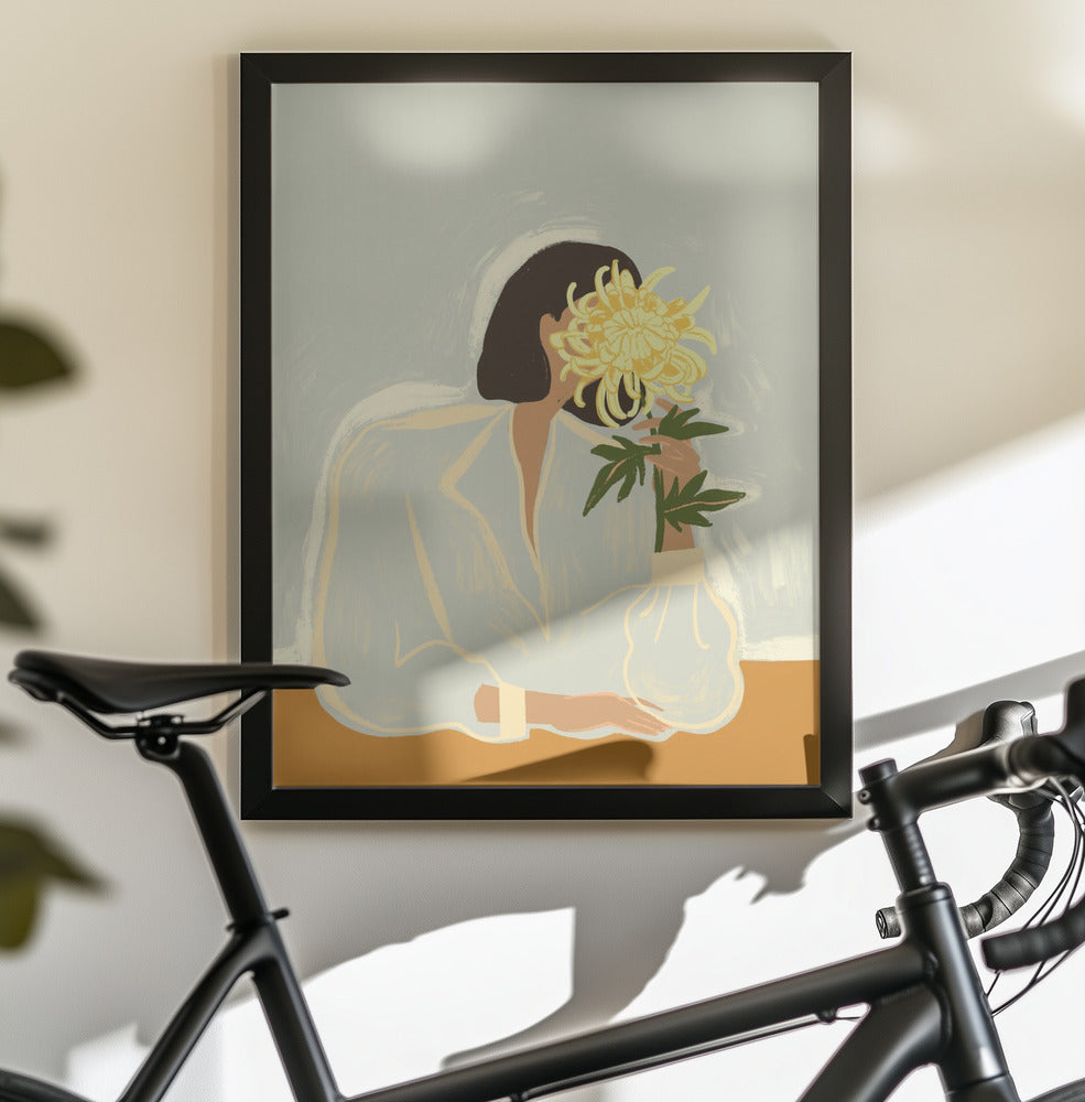 The crysanthemum - Poster / Art Print - interiör