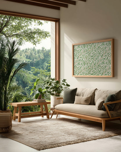 William Morris Wall Mural 04 - Poster / Art Print - interiör