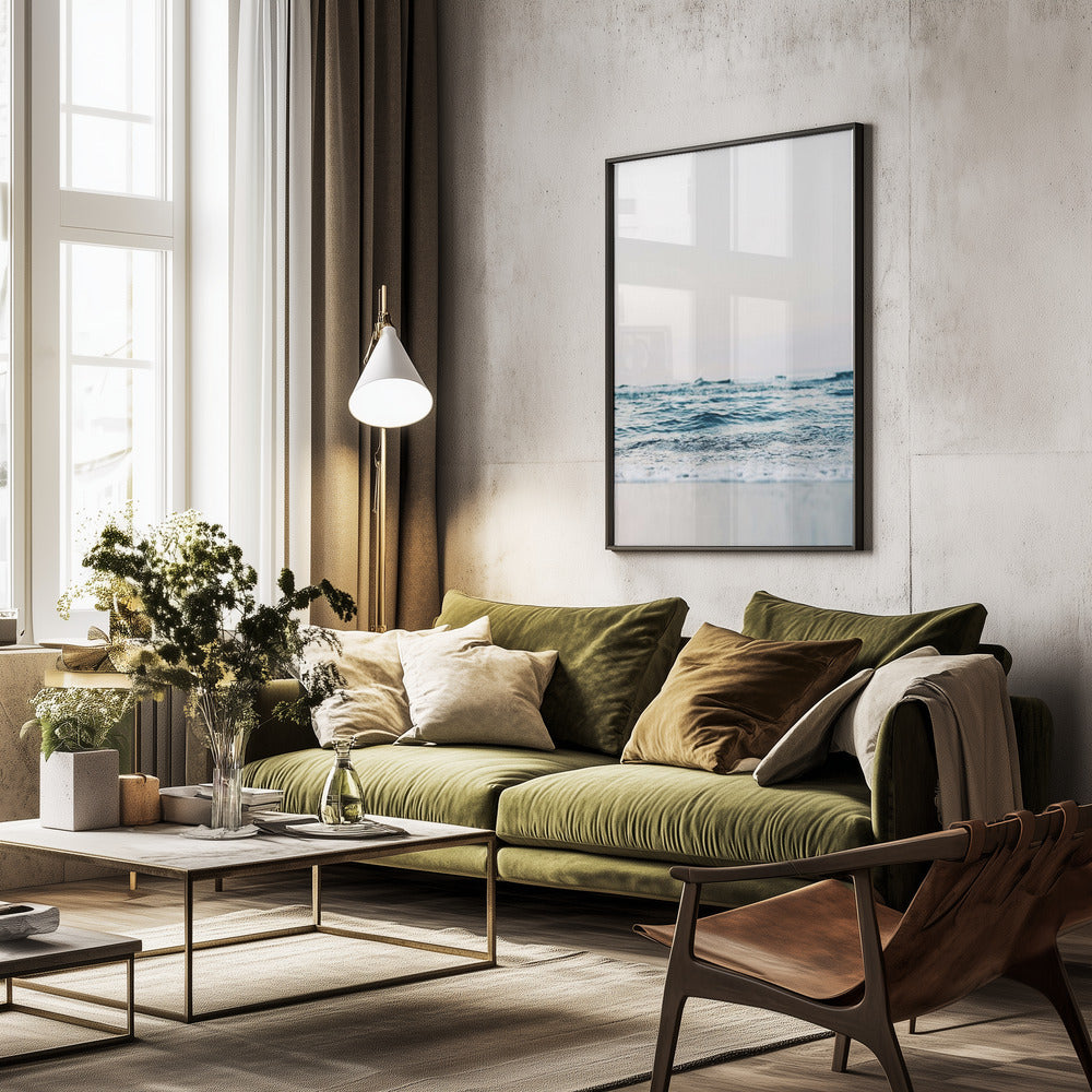 Abstract Waves - Poster / Art Print - interiör