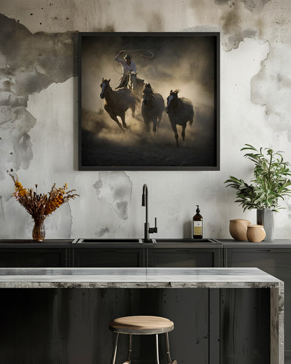 Roundup - Poster / Art Print - interiör