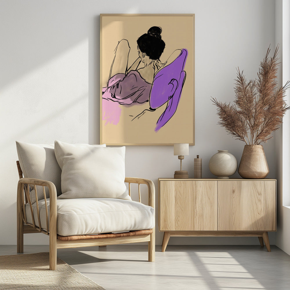 Mädchen 2 - Poster / Art Print - interiör