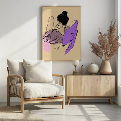 Mädchen 2 - Poster / Art Print - interiör