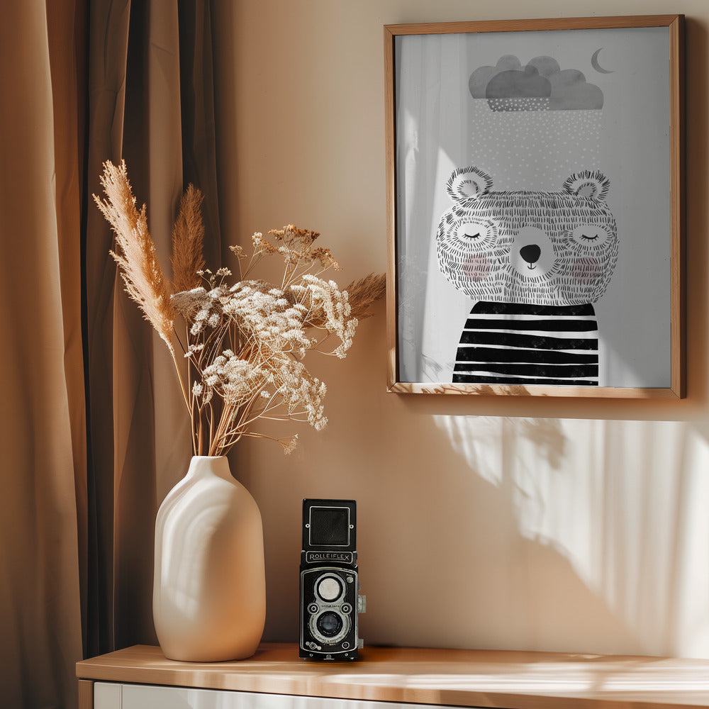 I Love Snow - Poster / Art Print - interiör