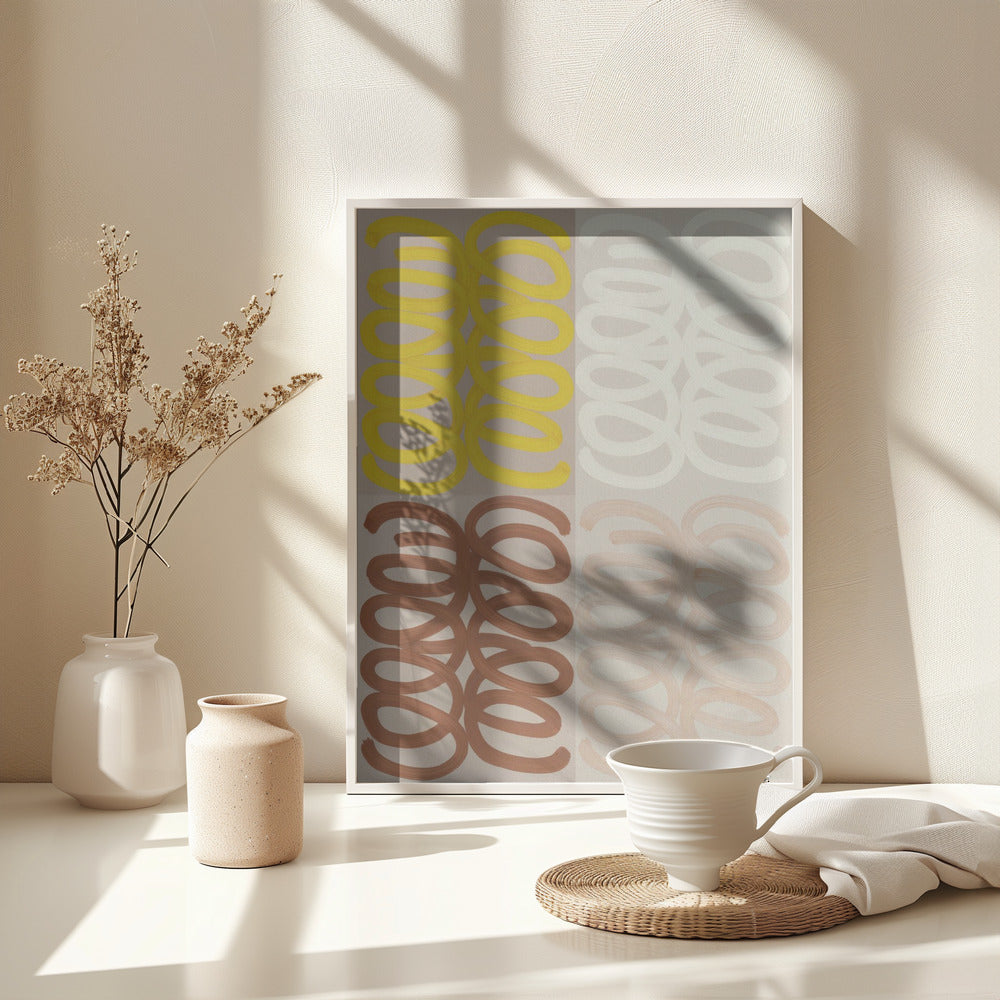 Quadrants of Loops - Poster / Art Print - interiör