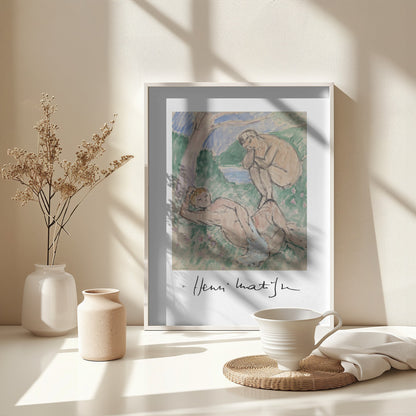 Baigneurs - Poster / Art Print - interiör