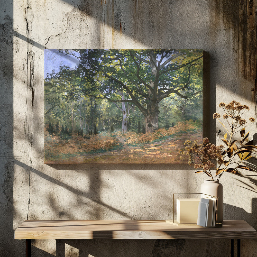 The Bodmer Oak, Fontainebleau Forest (1865) By Claude Monet - Poster / Art Print - interiör