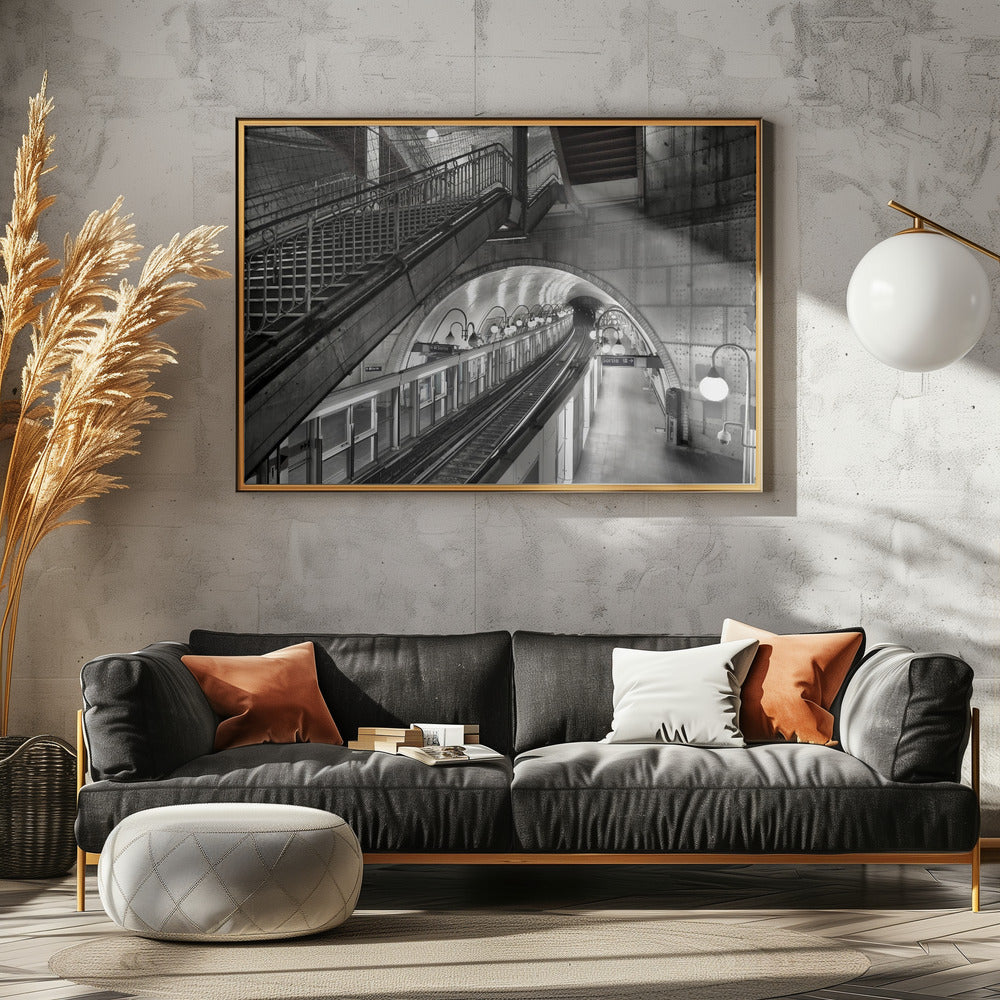 Metro - Paris - Poster / Art Print - interiör