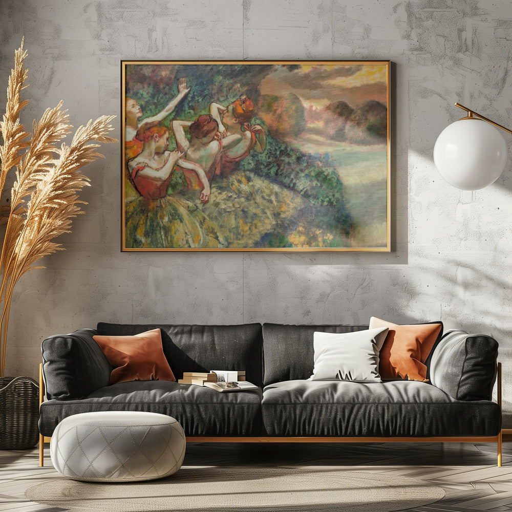 Four Dancers - Poster / Art Print - interiör