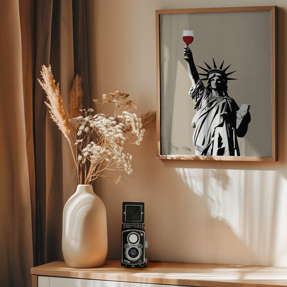 Liberty of Wine - Poster / Art Print - interiör