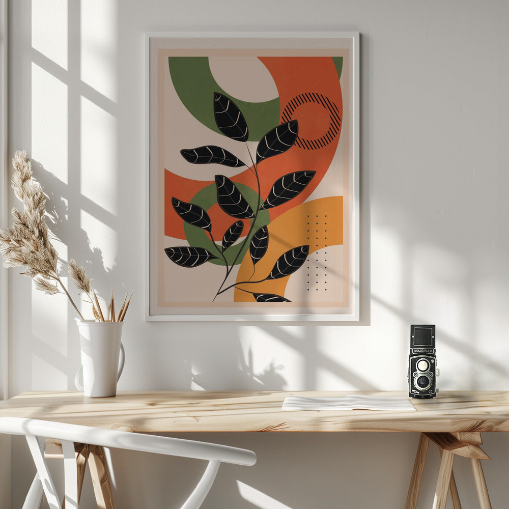 Tropical Geometry 4 - Poster / Art Print - interiör