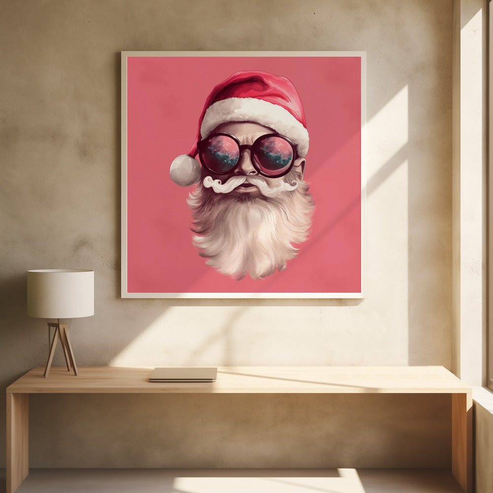 Cool Santa - Poster / Art Print - interiör