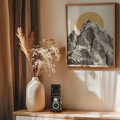Mountainscape - Poster / Art Print - interiör