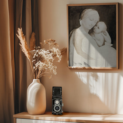 Madonna and Child - Poster / Art Print - interiör