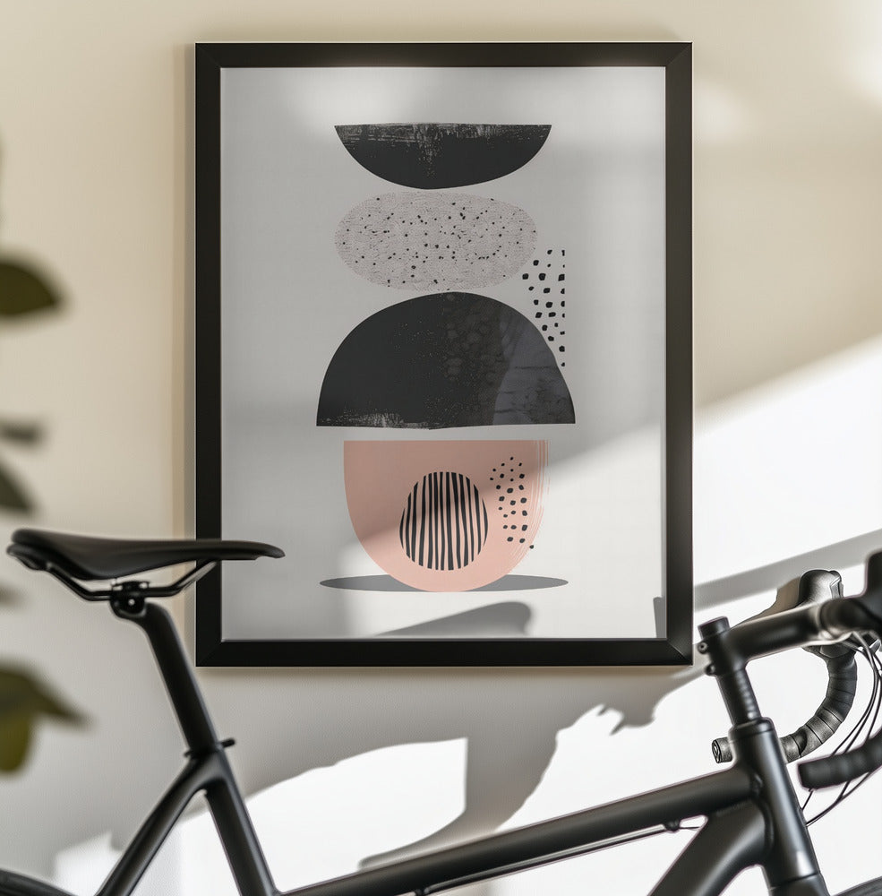 Abstract Minimalist Shapes No 7 - Poster / Art Print - interiör