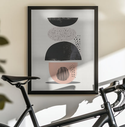 Abstract Minimalist Shapes No 7 - Poster / Art Print - interiör