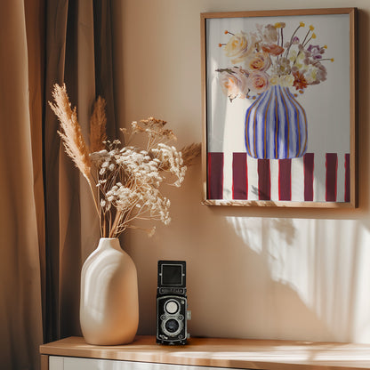 Still Life With Flowers 1 - Poster / Art Print - interiör