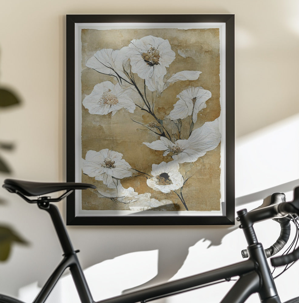 Delicate Blossoms - Poster / Art Print - interiör