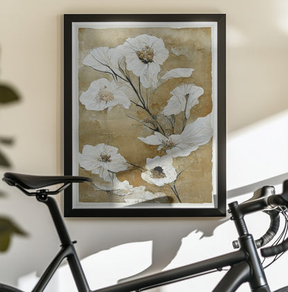 Delicate Blossoms - Poster / Art Print - interiör