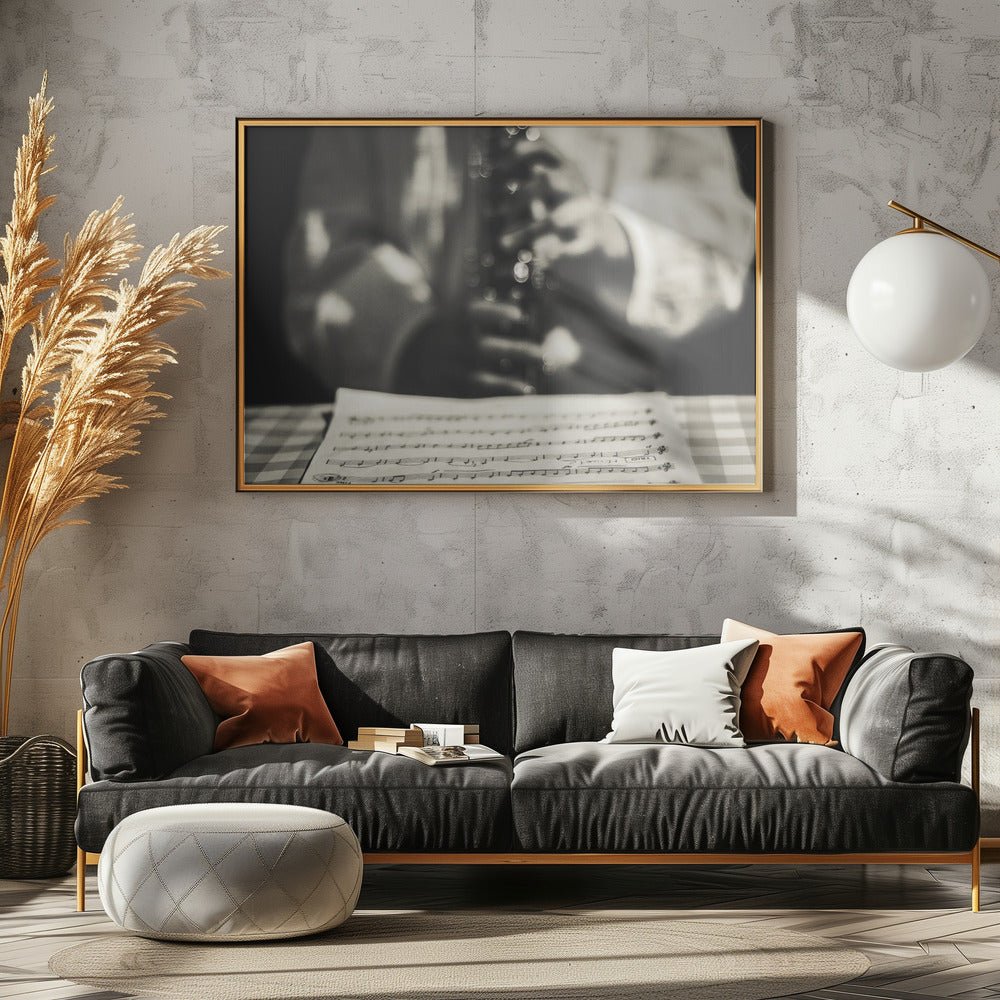 The magic of Queralt's music - Poster / Art Print - interiör