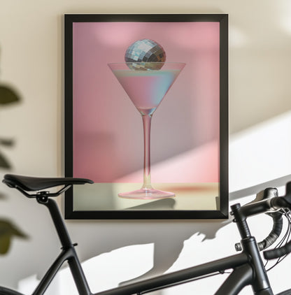 Disco Martini - Poster / Art Print - interiör