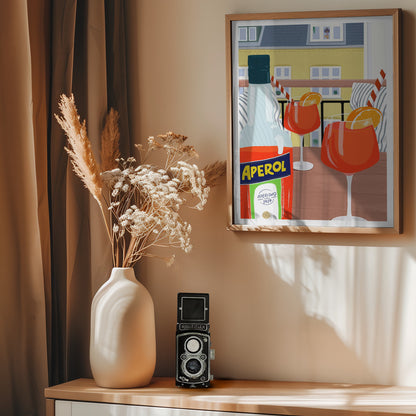 Balcony Hygge - Poster / Art Print - interiör