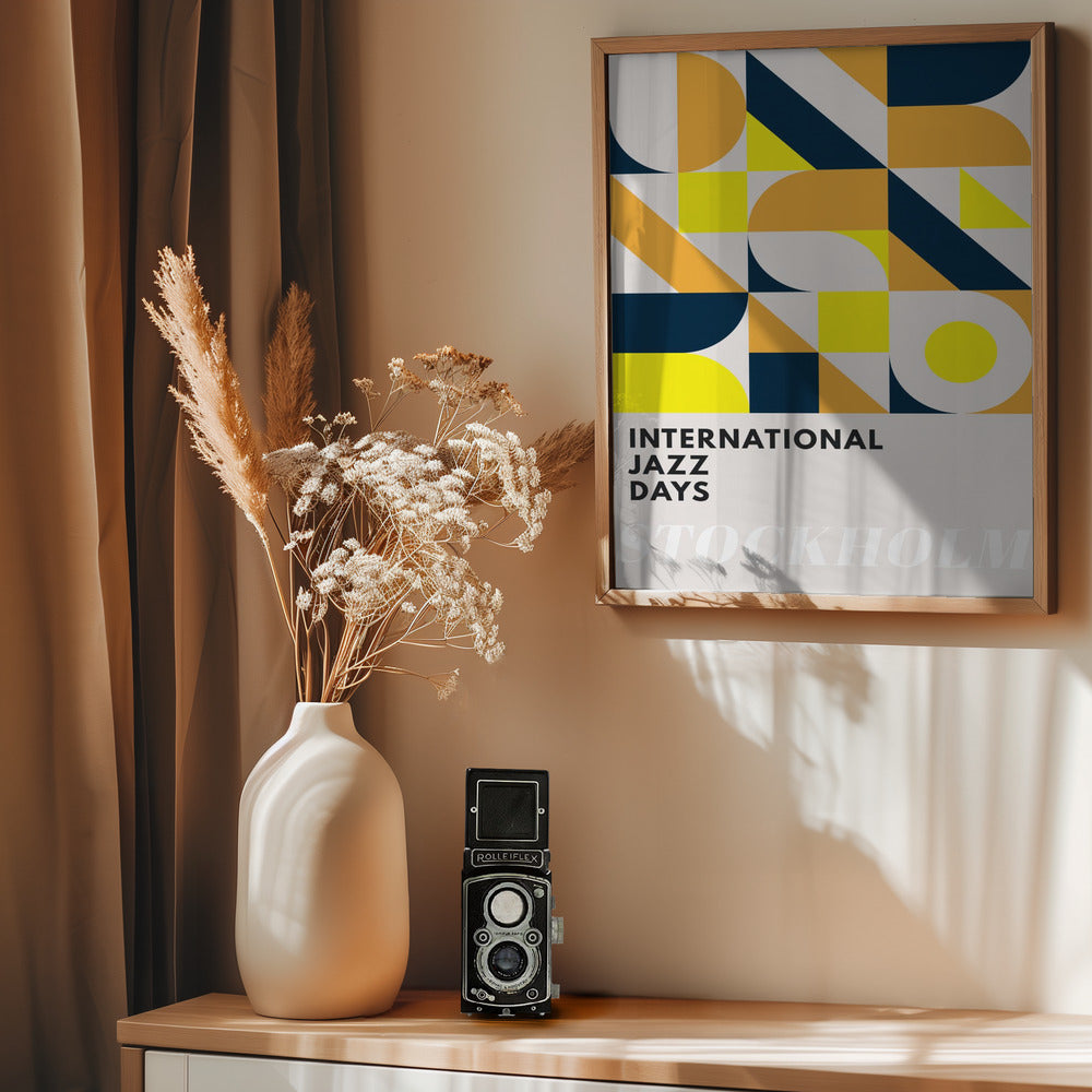 Jazz Days Stockholm - Poster / Art Print - interiör