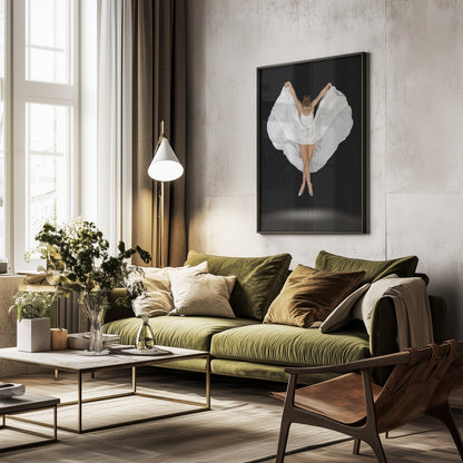 Entrechat en Blanc - Poster / Art Print - interiör