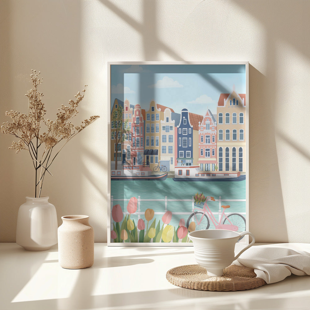 Amsterdam City - Poster / Art Print - interiör