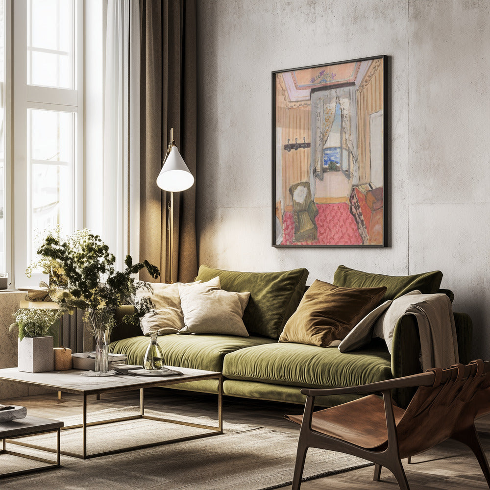 Ma Chambre Au Beau Rivage - Poster / Art Print - interiör