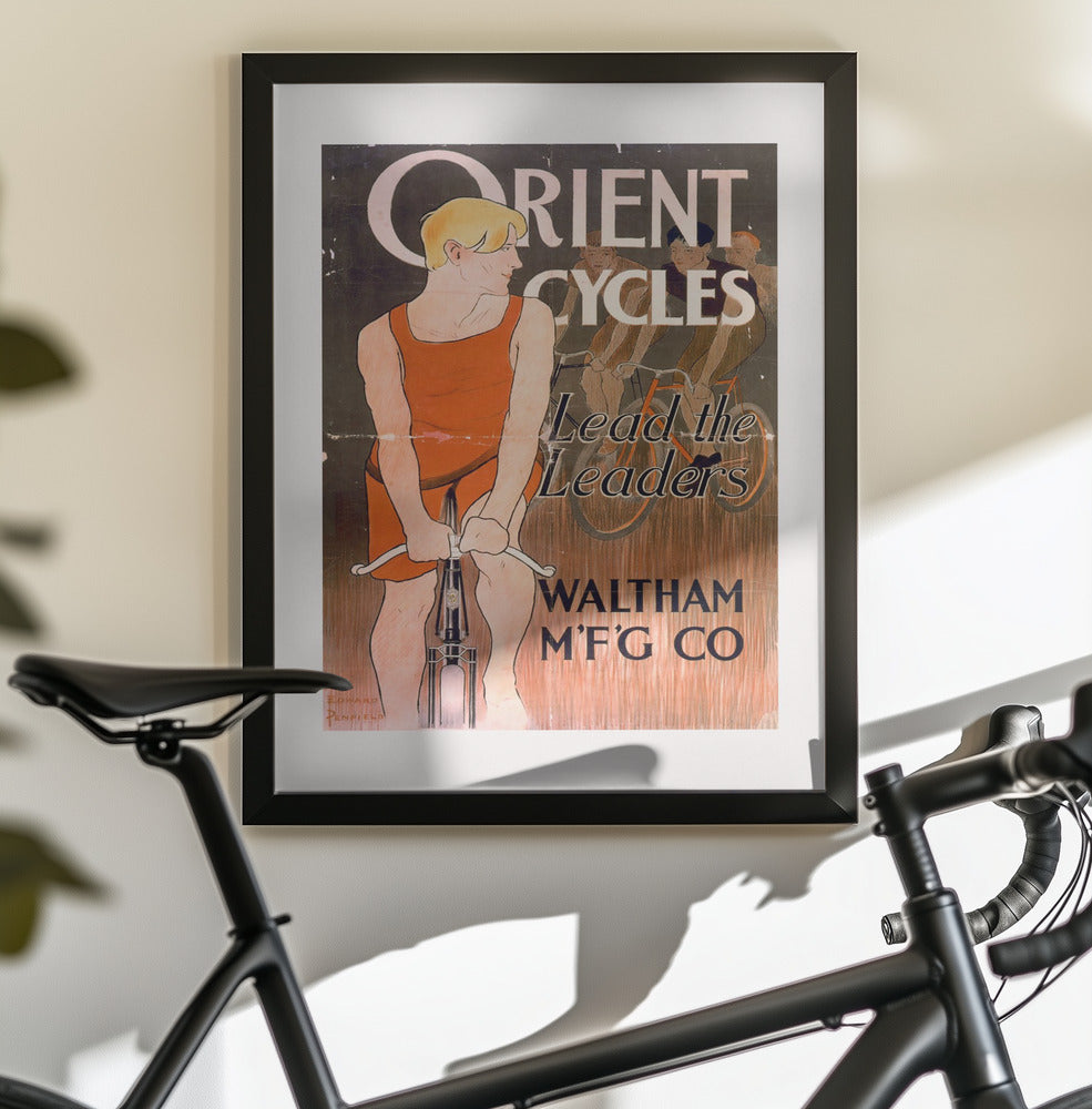 Orient Cycles Lead the Leaders - Poster / Art Print - interiör