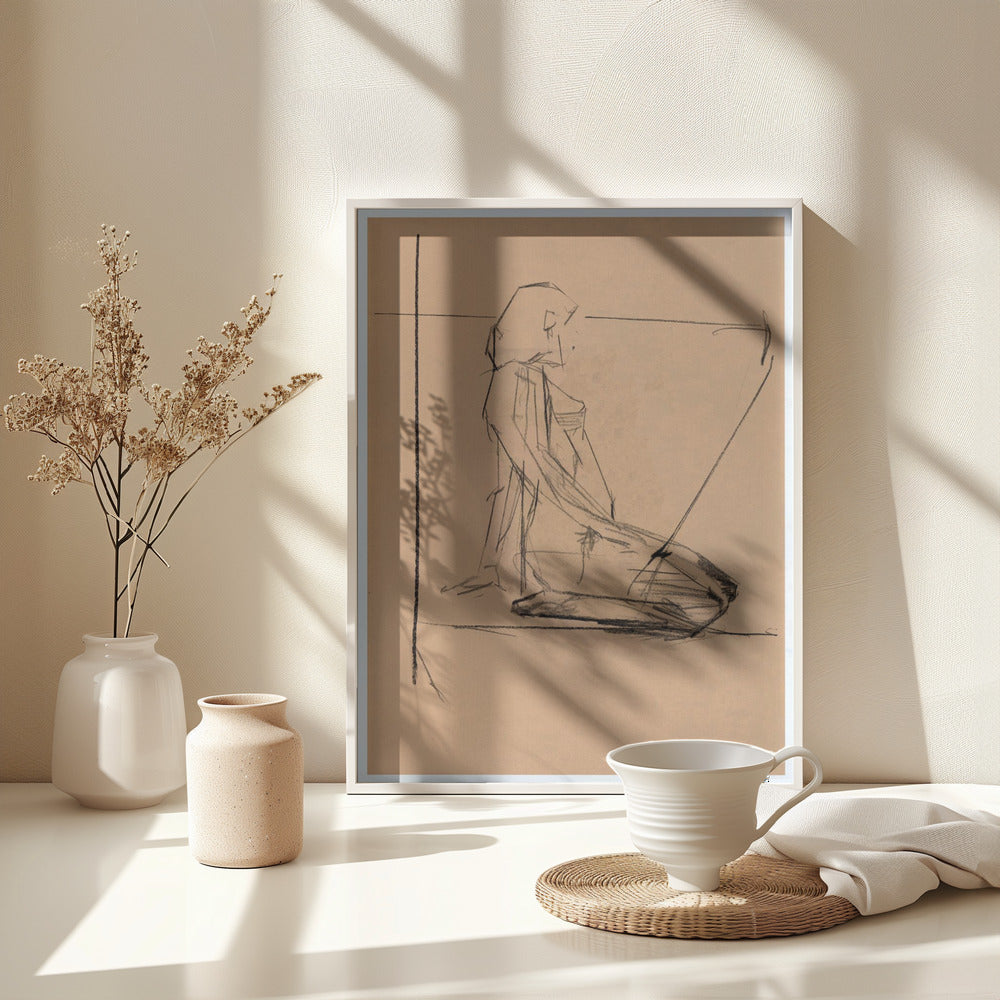 Étude Féminine No.5 - Poster / Art Print - interiör