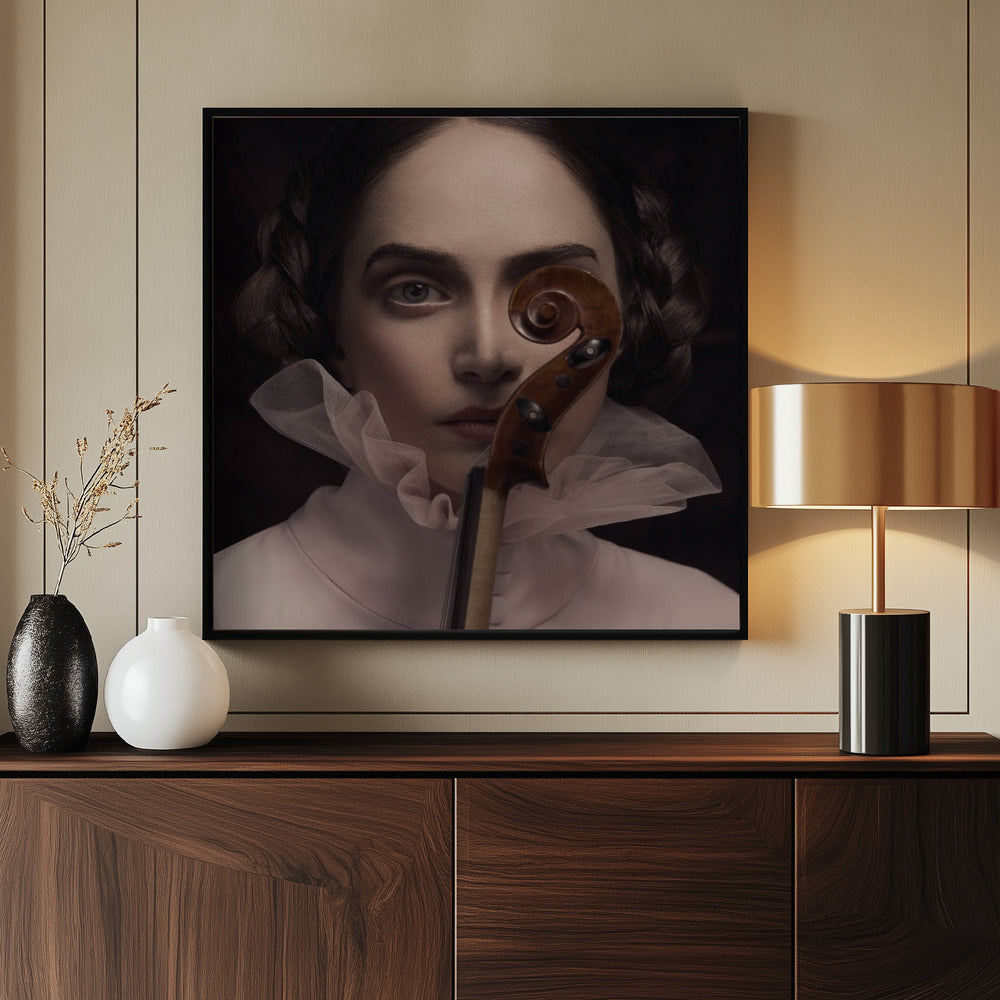 The Dark Violinist - Poster / Art Print - interiör
