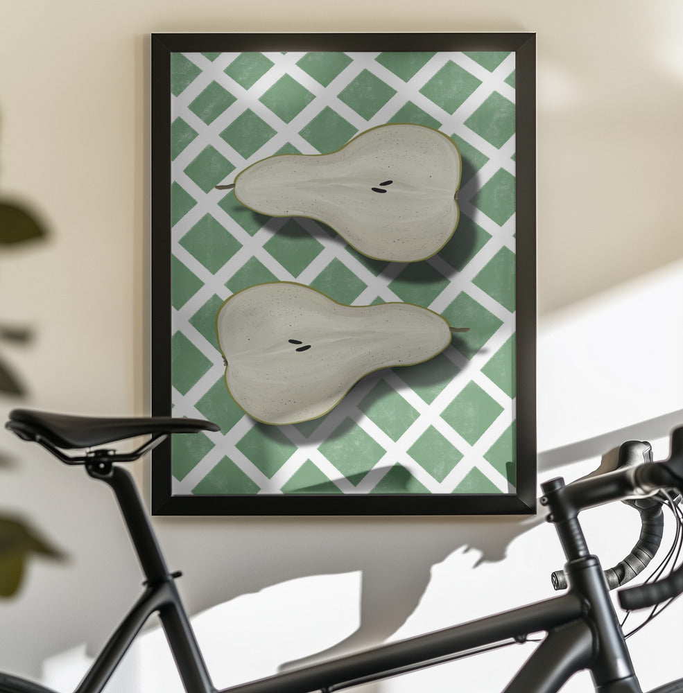 Pears - Poster / Art Print - interiör